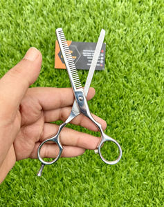 Professional Salon Hair Thinning <b>Scissors</b> High Quality Stainless Steel 440c Single Blade with Sharp Tip Barber <b>Scissors</b> - Product Image 4