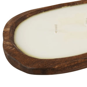 Tazón de vela perfumada hecha a mano de madera maciza Natural 2026, compra directa al proveedor indio al precio más barato - Product Image 2