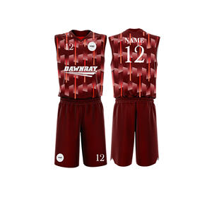 Uniforme d'équipe de basket-ball professionnel personnalisé, jersey et short en polyester respirant à séchage rapide, vêtements de sport d'équipe pour hommes, femmes et jeunes - Product Image 1