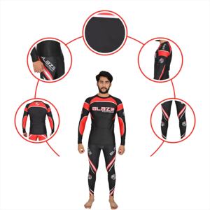 เสื้อยืดพิมพ์โลโก้ JJ BLANK MMA rash GUARD สำหรับผู้ชายแบบเป็นทางการออกแบบโลโก้ได้ตามต้องการ - Product Image 5