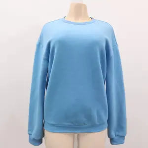 Sudadera de Material de alta calidad para mujer, jersey de manga larga con logotipo personalizado de gran tamaño, Unisex, para invierno, 2023 - Product Image 2