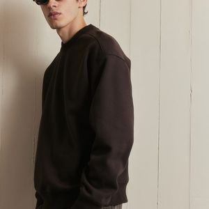 Design Your Own High Quality Fleece Plain Wholesale Rate Custom Made Crewneck Regular Fit - Product Image 3