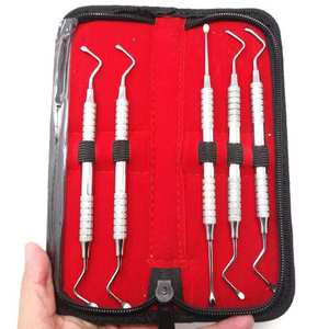 Kit de Instrumentos Dentales Hemingway Lucas, Curetas de Acero, Cuchara, Instrumentos Quirúrgicos Ortopédicos y Periodontales, Herramientas Profesionales - Product Image 1