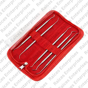 Kit de Herramientas Manuales de Acero Inoxidable para Restauración Dental con Composite, Aprobado por CE, de RAICES Enterprises, Incluye Espátulas e Instrumentos - Product Image 3