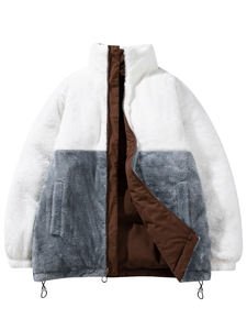 Personalizado de longitud media grueso Puffer logotipo europeo Otoño Invierno nuevo algodón acolchado de talla grande suelto estilo polar comodidad - Product Image 6