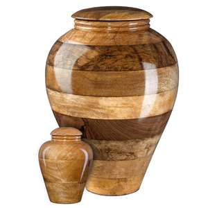 Urnes de crémation en bois prix d'usine abordable fabricant d'urnes commémoratives cérémonie funéraire urne commémorative vente en gros - Product Image 1