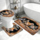 Custom Printed <b>Mat</b> <b>Bathroom</b> Rug <b>Set</b> for <b>Bathroom</b> Non-Slip Shower Curtain Bath <b>Mat</b> - Product Image 3