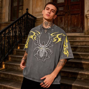 T-shirt imprimé personnalisé pour homme, 100% coton, respirant et confortable, pour un usage quotidien et décontracté - Product Image 1