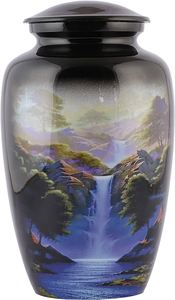 Fabricante de calidad superior Precio bajo Venta superior 100% Urna de recuerdo de aluminio y metal Urnas funerarias/de cremación para adultos a la venta - Product Image 5