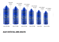 Vente en gros de haute qualité cristal naturel artisanat Point Lapis Lazuli cristal de Quartz grande tour décoration de la maison