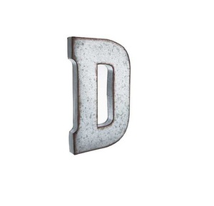 ตัวอักษรชุบสังกะสีศิลปะผนังแบบชนบท "A" สำหรับตกแต่งบ้านและงานแต่งงานชุบสังกะสีด้วยออกซิไดซ์ตัวอักษรสำเร็จรูป - Product Image 3