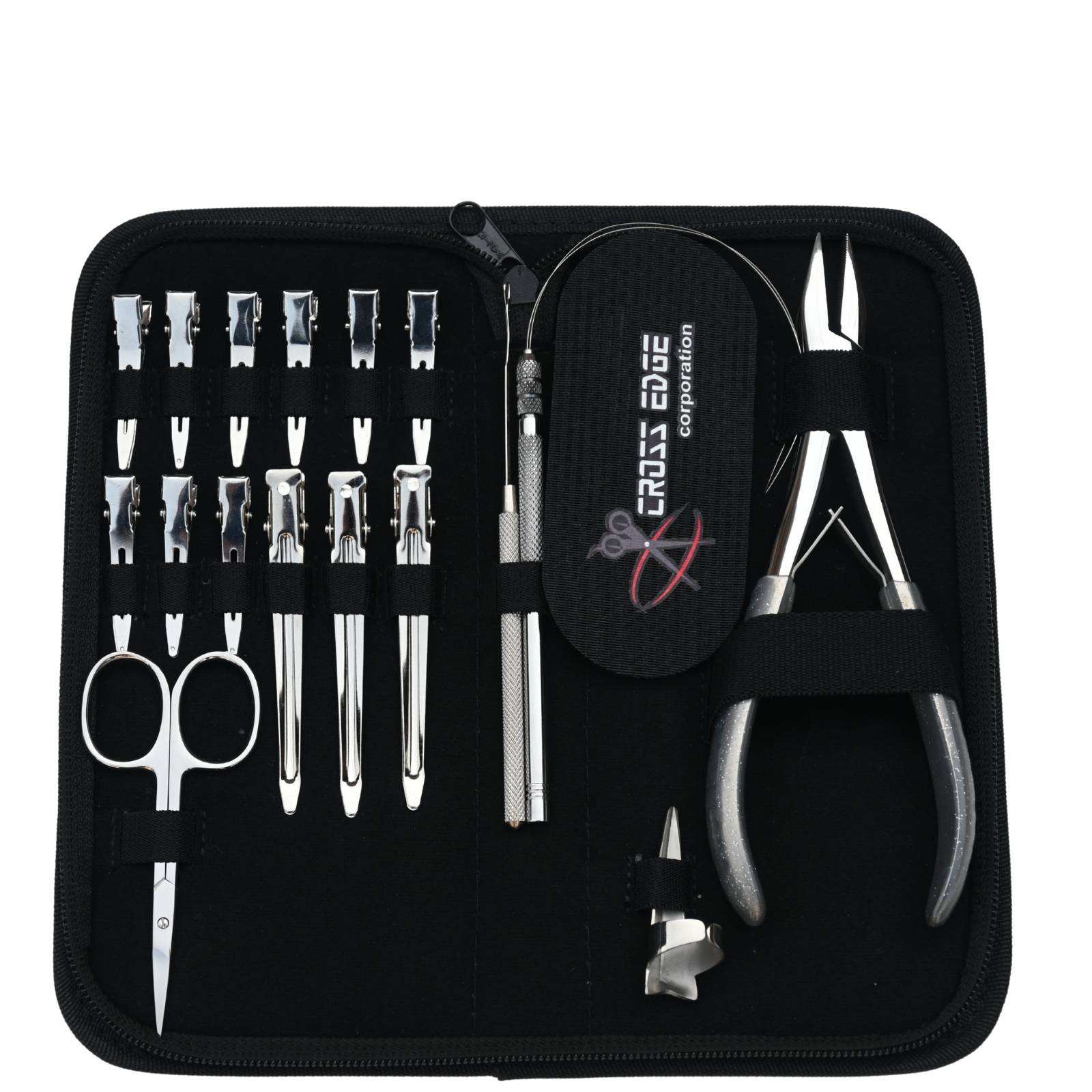 ชุดเครื่องมือต่อผมสีเงิน