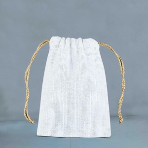 Petits sacs fourre-tout en toile de jute durables sac à provisions réutilisable écologique sac à main en fibre naturelle robuste pour un usage quotidien - Product Image 1