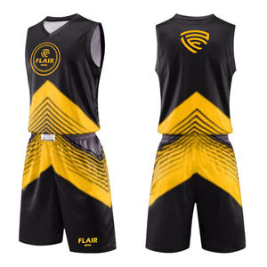 Ensemble d'uniformes de basket-ball personnalisables de haute qualité pour hommes-Hauts de chemise de sport respirants et shorts grande taille avec impression numérique - Product Image 5