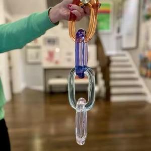 Cadena Decorativa de Resina Epoxi Elegante para Pared, Adorno para el Hogar y la Oficina, Arte Mural de Cadena Decorativa de Resina Epoxi para un Toque de Lujo - Product Image 4