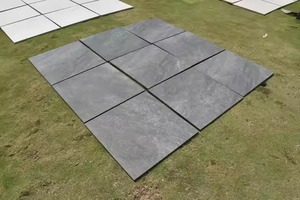 Martillo piedra Nero 600x600mm R11 azulejos de porcelana para exteriores 20mm antideslizante para pisos Foshan precio barato mayorista de cerámica - Product Image 3