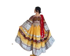 Vêtement de mariage ethnique traditionnel pakistanais pashtun, fait main, vintage, longueur au sol, manches longues, anti-rides, respirant - Product Image 1