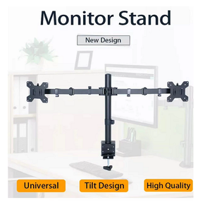 Height Adjustable <b>Monitor</b> <b>Arm</b> Mount With Articulating <b>Arm</b> And <b>Desk</b> Clamp Base <b>For</b> Easy Installation From Indian - Product Image 2