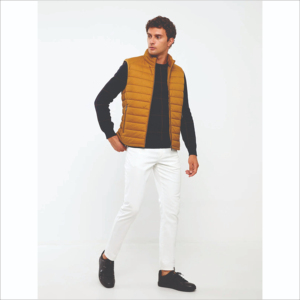 Gilet d'hiver personnalisé avec logo, nouveau style, vente chaude, gilet matelassé de haute qualité, respirant, confortable, gilets pour hommes, service OEM - Product Image 3