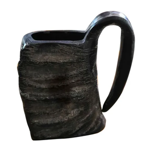 Chopes à bière en corne de buffle d'eau, authentiques, classiques, pour boire, vaisselle, fournisseur en gros d'Inde - Product Image 5