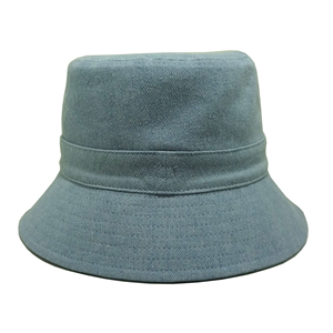 <b>Light</b> Denim Bucket <b>Hats</b> Made Vietnam for Woman Plain Print Unisex Adult Character Custom Design 100% Polyester Four Seasons - Product Image 1
