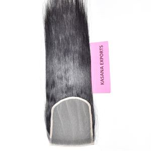 ผมแท้แบบอินเดีย 100% ธรรมชาติ  แบบตรง 6*6  จัดเรียงเกล็ดผม  ดำ  แบบเต็มศีรษะ  ติดตั้งง่าย  แบบลูกไม้  ลอนลึก  ขายส่ง - Product Image 3