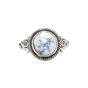 Fashion Howlite Siler <b>Ring</b> Natural Howlite Jewelry Wholesale New Design Womens <b>Ring</b> for Daily Wear Use From <b>Indian</b> Exporter - Product Image 1