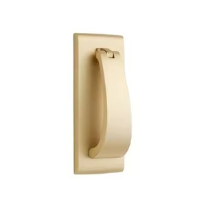 Heurtoir de porte élégant en métal antique Décoration de porte d'entrée classique Accueil Villa Entrée Poignée à anneau robuste Quincaillerie durable - Product Image 6