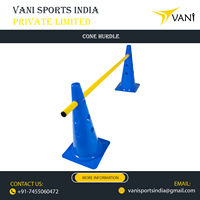 Vente en gros de cônes d'entraînement d'agilité durables de 15 pouces avec logo personnalisé, plastique de qualité supérieure pour l'entraînement de vitesse et d'agilité en Inde