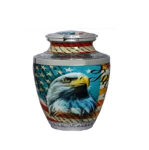 Ataúd de aluminio coleccionable para entierro de adultos, urna de cremación americana supervendida, suministro funerario, accesorio decorativo, urnas de mesa - Product Image 6