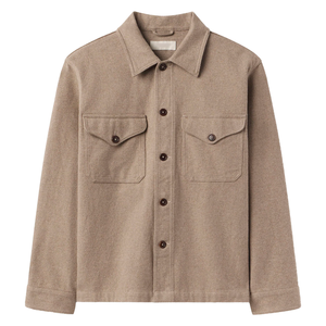 แจ็กเก็ตผสมผ้าฝ้ายทอลายทแยงของผู้ชายผ้าโพลีเอสเตอร์ออกแบบได้ตามต้องการสำหรับฤดูหนาวเสื้อผ้าแนวสตรีทสูง - Product Image 1