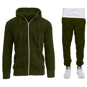 Survêtement en coton pour homme, coupe-vent, en polaire, de haute qualité, avec cordon de serrage, pour l'hiver, décontracté - Product Image 3