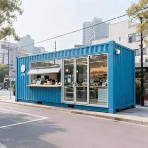 El color y el estilo de la casa de contenedores modulares se pueden personalizar para su uso en cafeterías o tiendas de <span class=keywords><strong>ropa</strong></span> - Product Image 2