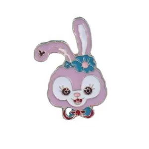 Personalizzazione di alta qualità coniglio personaggio carino colorato moda delicata spilla