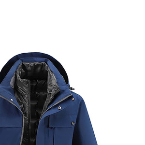 Negro Nueva llegada de alta calidad de lana genuina de algodón hecho invierno hombres mujeres chaqueta baja MOQ chaquetas diseño personalizado - Product Image 4