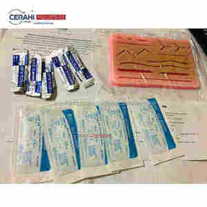 Vendedor superior, Kit de entrenamiento para estudiantes de medicina con certificación ISO, almohadilla de sutura eléctrica CE, instrumento de clase I, accesorios de taladro Dental - Product Image 5