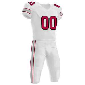 ชุดกีฬาแบบแห้งเร็ว ออกแบบเองได้ ไซส์พลัส ระบายอากาศดี ลายพิมพ์เรียบ ชุดยูนิฟอร์มอเมริกันฟุตบอลสำหรับทีม - Product Image 2