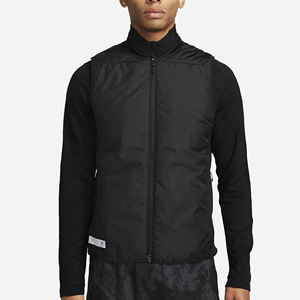 Gilets sans manches coupe-vent pour sports d'hiver, golf 2024, haute qualité, nylon, polyester, rembourrage en coton, gilet matelassé pour homme - Product Image 1