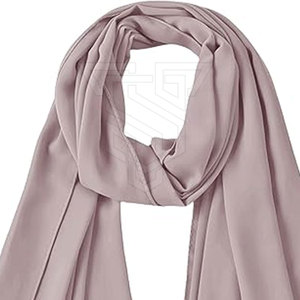 Nouveau hijab pakistanais respirant de haute qualité pour femmes en taille adulte, couleur et logo personnalisés, matière coton/polyester - Product Image 5