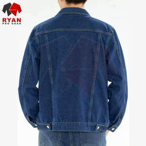 Veste en jean pour homme, logo personnalisé, OEM ODM, coupe classique, style boutonné, tissu durable, approvisionnement direct d'usine - Product Image 2