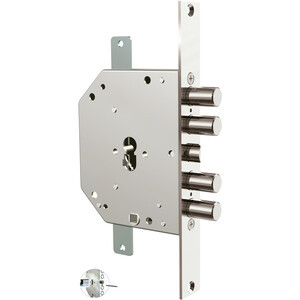 C.R. Arte. 2151/28 Serratura di Sicurezza a Perno Destra Senza Aste - Product Image 1