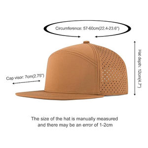 Gorras Snapback de 6 Paneles de Alta Calidad con Parche Bordado Personalizado, Gorras de Béisbol Ajustables para Exteriores, Gorras Trucker Unisex para Hombre y Mujer - Product Image 4