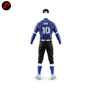 2023 Men's Custom Logo Baseball Uniform OEM ODM Quick Dry Digital Print Anti-Bacterial Anti-UV Breathable <b>Light</b> Weight Winter - Product Image 6