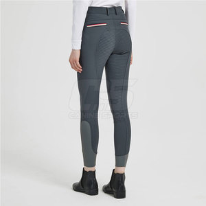 Culottes d'équitation avec logo personnalisé pour dames pantalons d'équitation respirants et antidérapants de conception OEM Jodhpur et culottes - Product Image 2