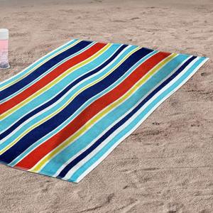 Toalla de Playa de Lujo para Verano, Tejido de Algodón Suave, Diseño Moderno, Compresible, Desechable, con Colores Vibrantes para un Día de Sol Elegante - Product Image 6