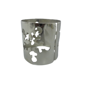 Meilleure vente en aluminium de forme ronde fini nickel porte-serviettes de table pour restaurant fait à la main personnalisé en gros - Product Image 1