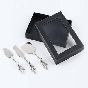 ชุดที่สเปรดเดอร์ชีส3ชิ้นทำจากสแตนเลสเกรดอาหารระดับพรีเมี่ยมเพื่อเพิ่มโต๊ะรับประทานอาหารของคุณเป็นเหล็กที่ทำจากกระจก - Product Image 6