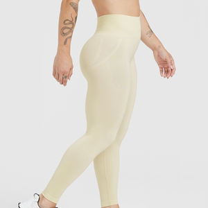 <b>Women's</b> High-Waisted Workout <b>Leggings</b> Best High Quality Sportswear with Knitted Fabric on Sale - Product Image 3