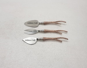 Ensemble de fromage de qualité supérieure manche en acier inoxydable/marbre/résine avec outil de fromage de mariage vaisselle vaisselle outil de coupe de fromage - Product Image 6