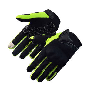 Gants de motocross personnalisés pour course d'été, gants de protection en cuir à mailles respirantes avec écran tactile, compatibles avec les sports de plein air - Product Image 2